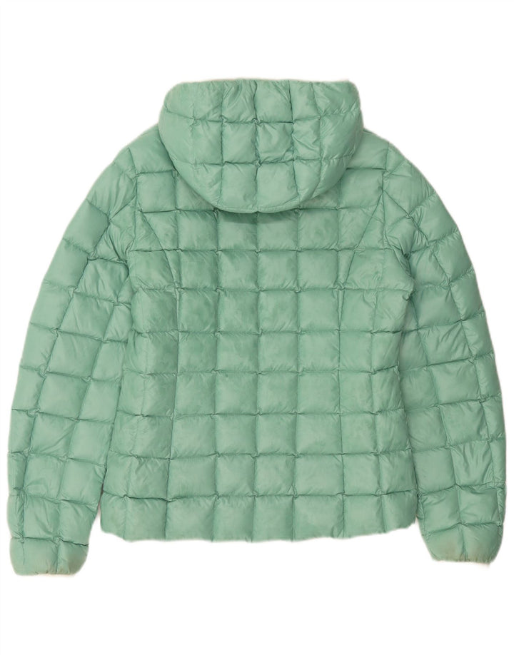 K-Way Veste matelassée réversible à capuche fille 11-12 ans Polyamide blanc cassé