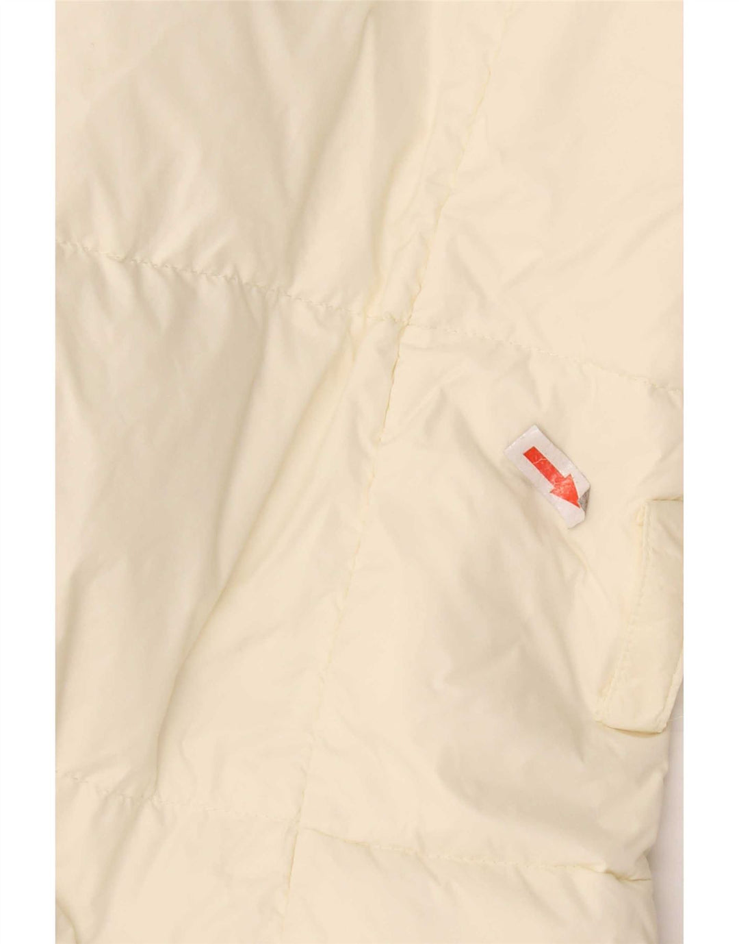 Ralph Lauren Manteau rembourré pour femme UK 14 Medium Off White Nylon