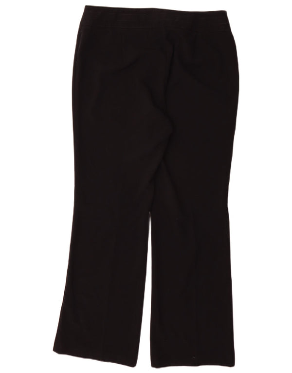 Marks & Spencer Pantalon décontracté bootcut pour femme UK 14 Large W32 L31 Noir