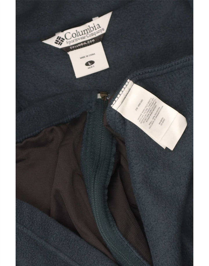 Columbia Gilet Polaire Homme UK 40 Large Bleu Marine Polyester