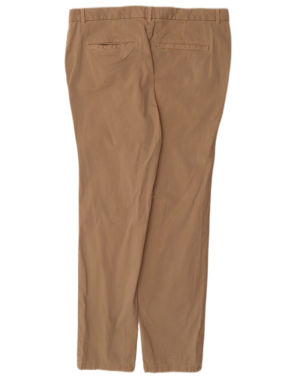 Marks & Spencer Pantalon chino slim pour femme UK 14 Large W34 L30 Coton beige