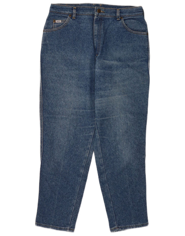 Lee Jean fuselé taille haute pour femme US 16 2XL W32 L27 Bleu Coton