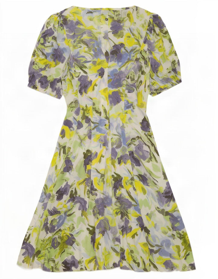 Gianfranco Ferre Robe trapèze pour femme IT 40 petit motif floral multicolore