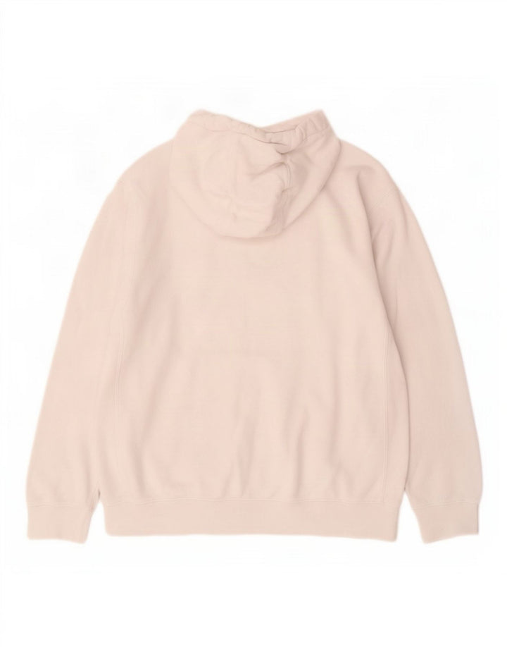 Nike Pull à capuche pour homme en coton blanc Taille L