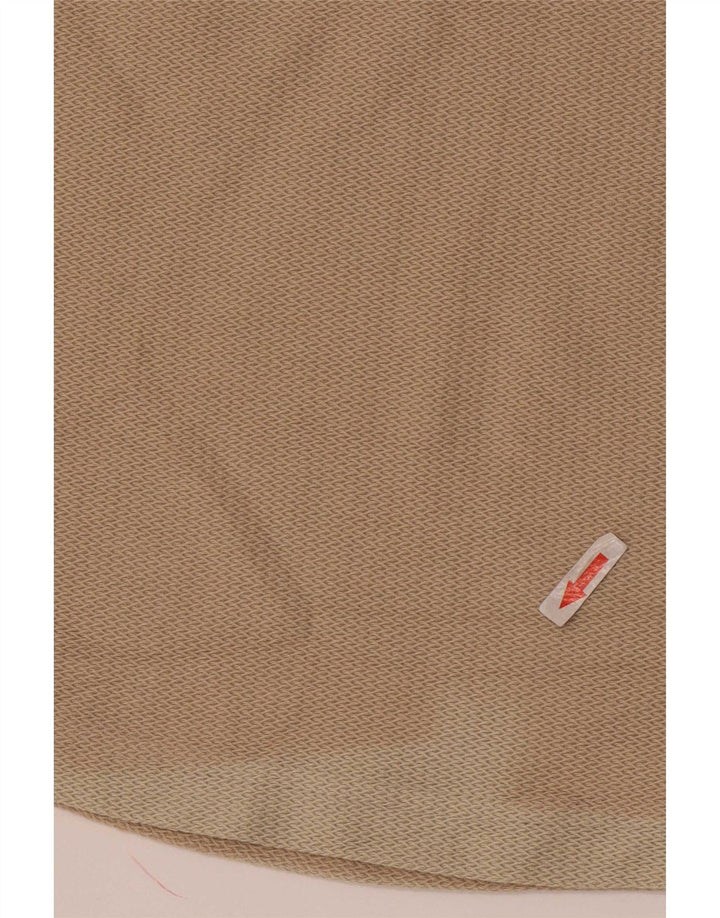 Zara Homme T-Shirt Top Beige Moyen Coton