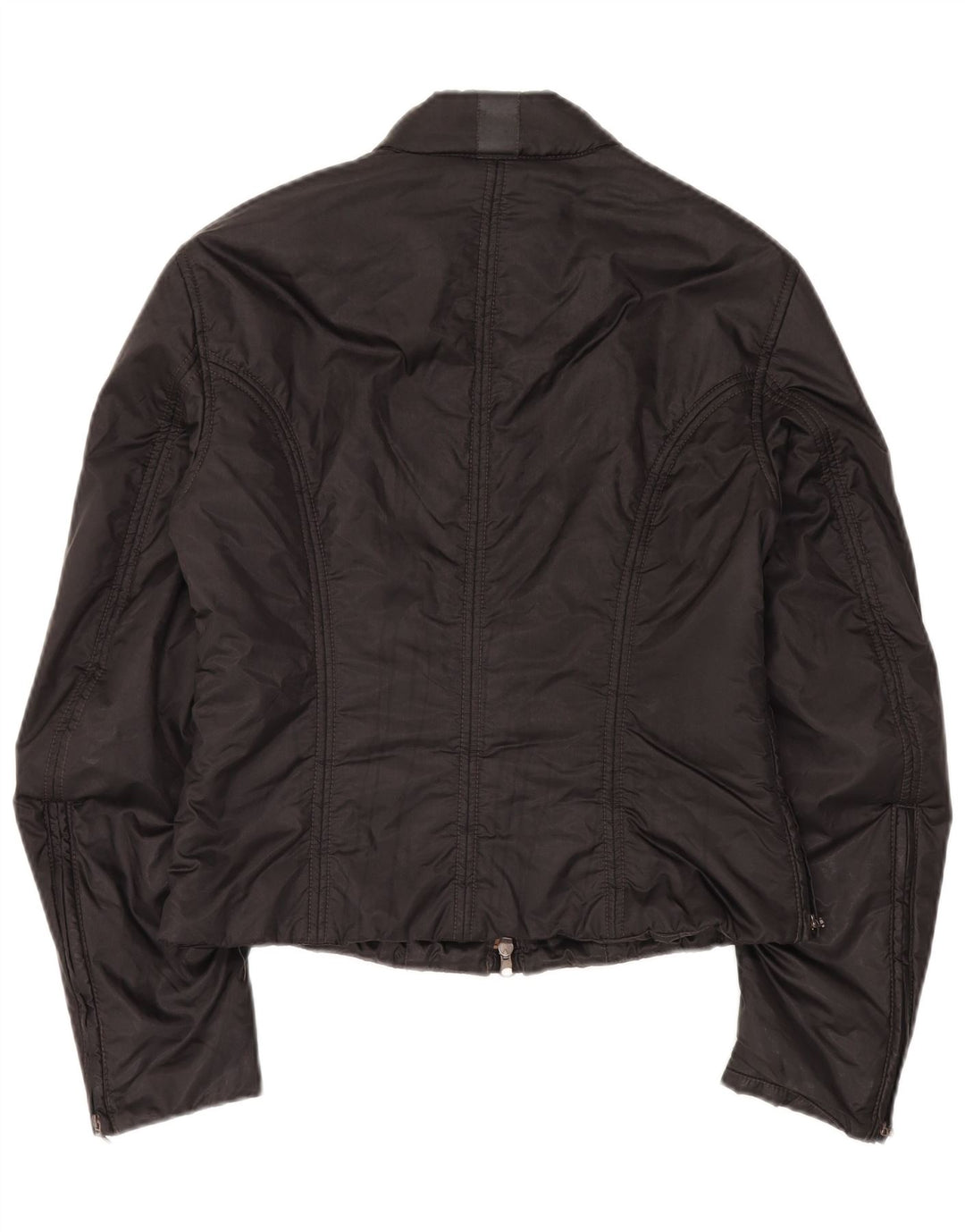 Belstaff Veste de motard femme IT 46 Large Noir Polyamide