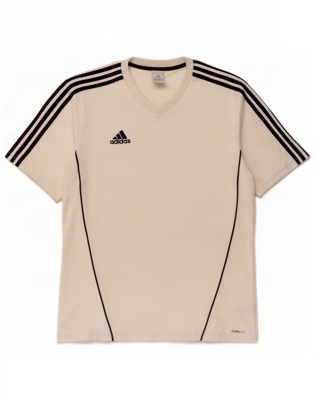 Adidas Hommes Climalite T-Shirt Haut Grand Blanc Polyester