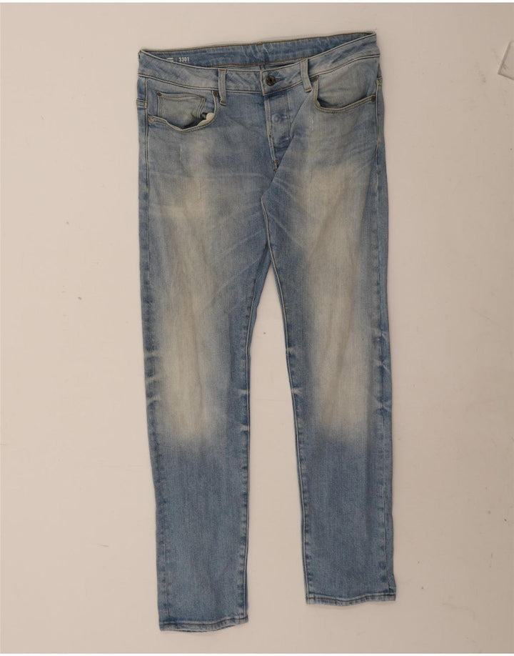 G-Star Jean Slim 3301 Homme W33 L32 Bleu Coton