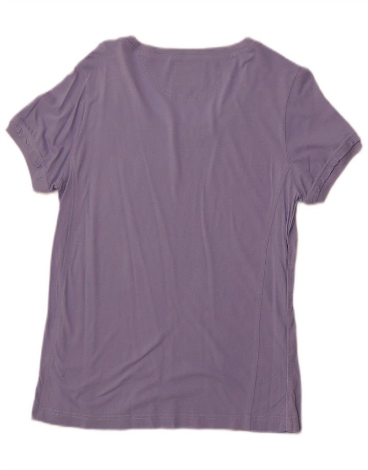 CHAMPION T-Shirt Easy Fit pour Femme UK 12 Violet Moyen