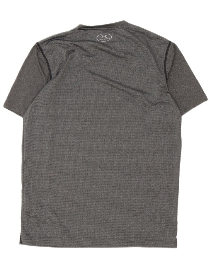 Under Armour Tee-Shirt Heat Gear Homme Gris Moyen Polyester