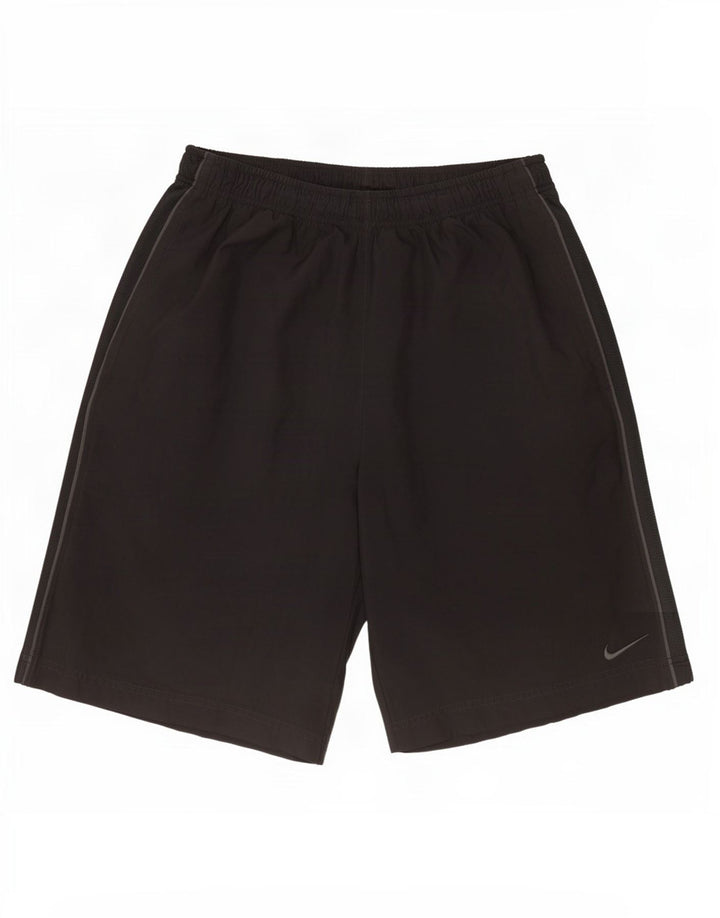Short de sport Nike Dri Fit pour hommes, grand, noir, polyester