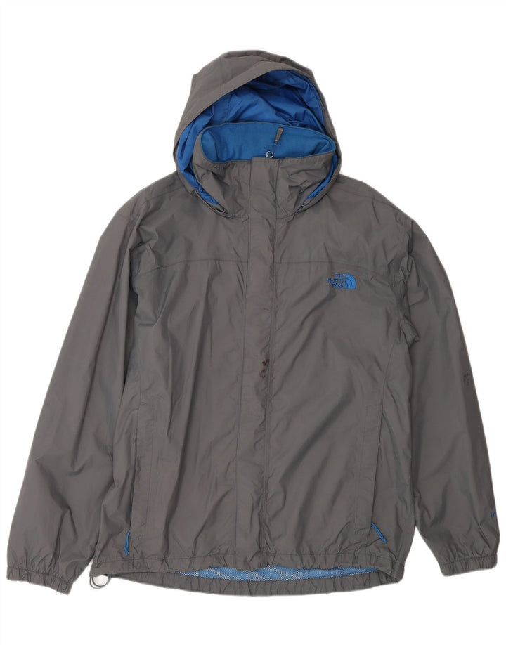 THE NORTH FACE Veste de pluie à capuche pour homme UK 38 Nylon gris moyen