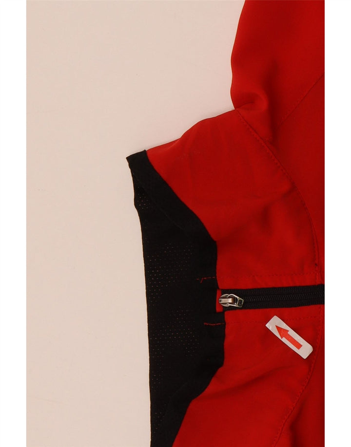 The North Face Veste de survêtement pour femme UK 14 Medium Red Colourblock