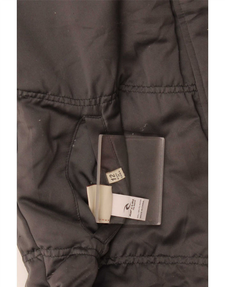 Rip Curl Veste matelassée réversible pour femme UK 12 Gris moyen Polyester