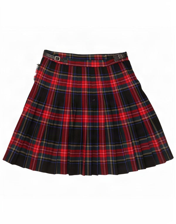Brendella Jupe portefeuille femme W25 XS laine à carreaux multicolore