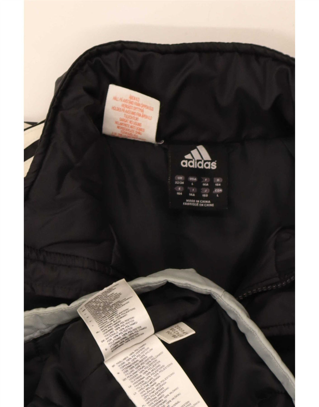 Adidas Veste coupe-vent garçon 13-14 ans Noir Colourblock Polyester