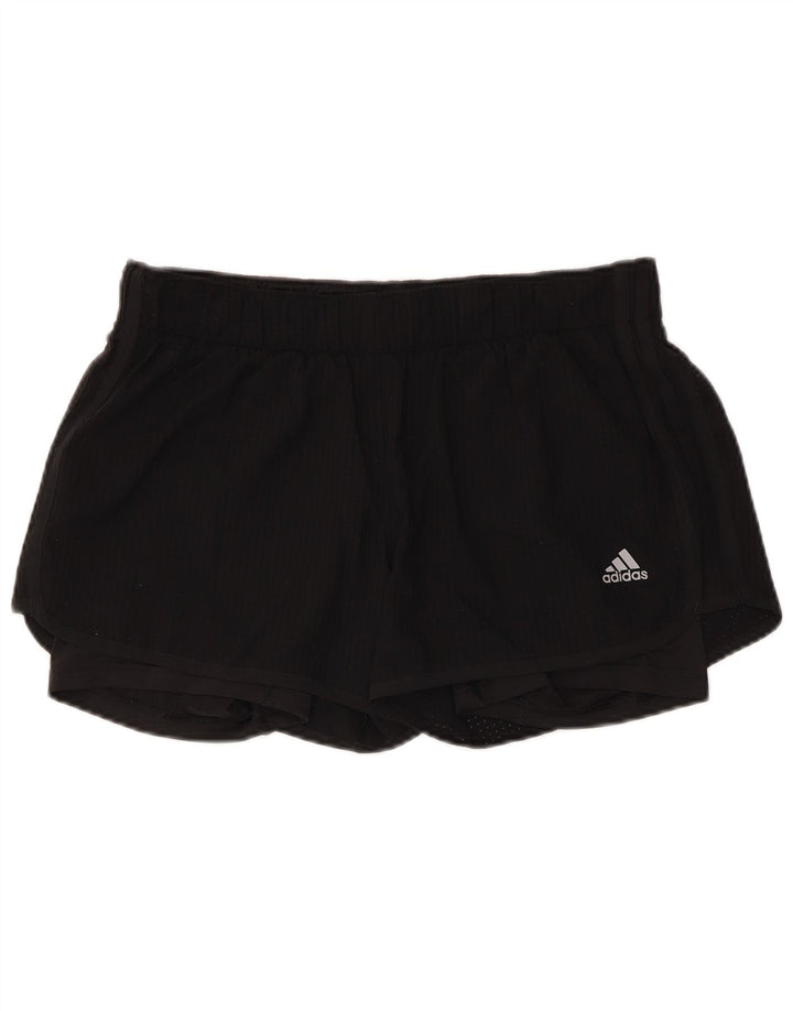 Adidas Climalite Sport Short UK 14 Medium Noir Polyester