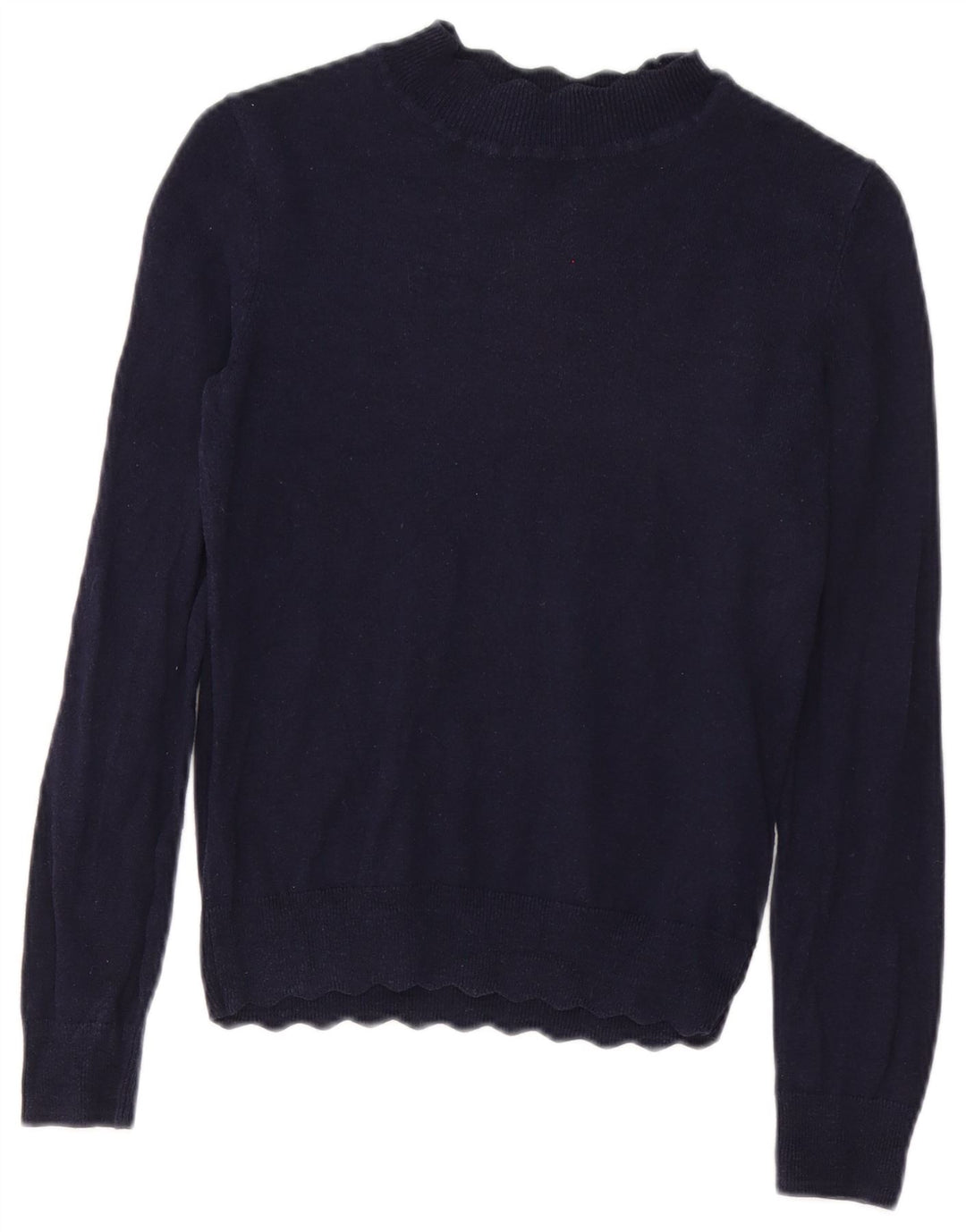 Oasis Pull col roulé pour femme UK 10 Small Bleu marine