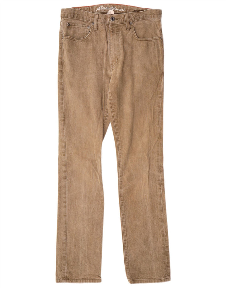 EDDIE BAUER Jean Slim Homme W30 L32 Coton Beige