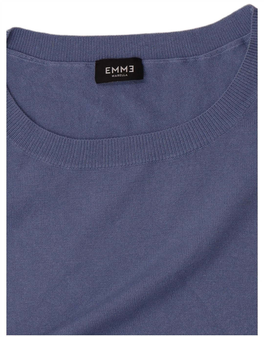 Marella Femme EMME Blouse Top UK 10 Petit Bleu
