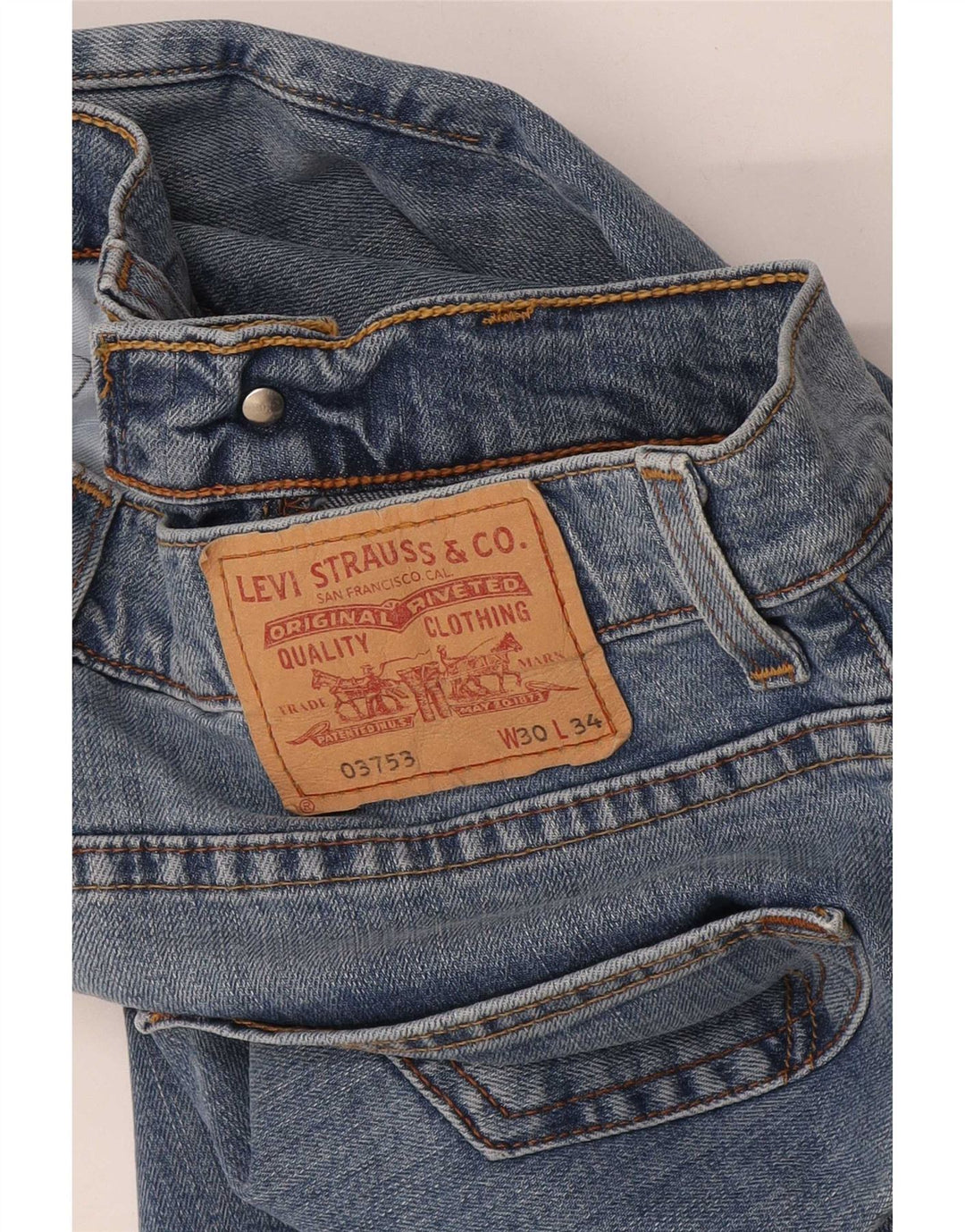 Levi's Jean Droit W30 L34 Homme Bleu