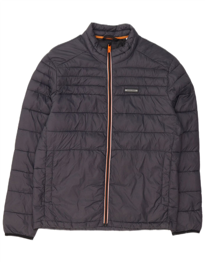 JACK & JONES Veste matelassée pour homme UK 38 Gris moyen