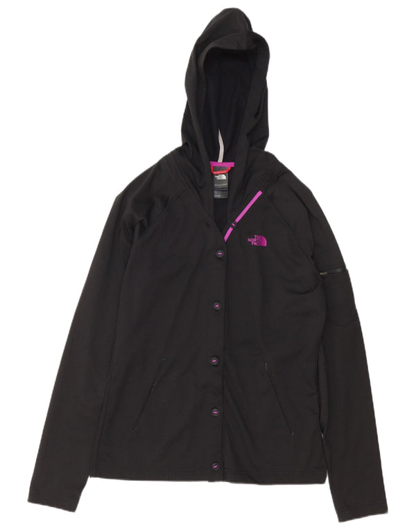 The North Face Veste de survêtement à capuche pour femme UK 14 Medium Noir