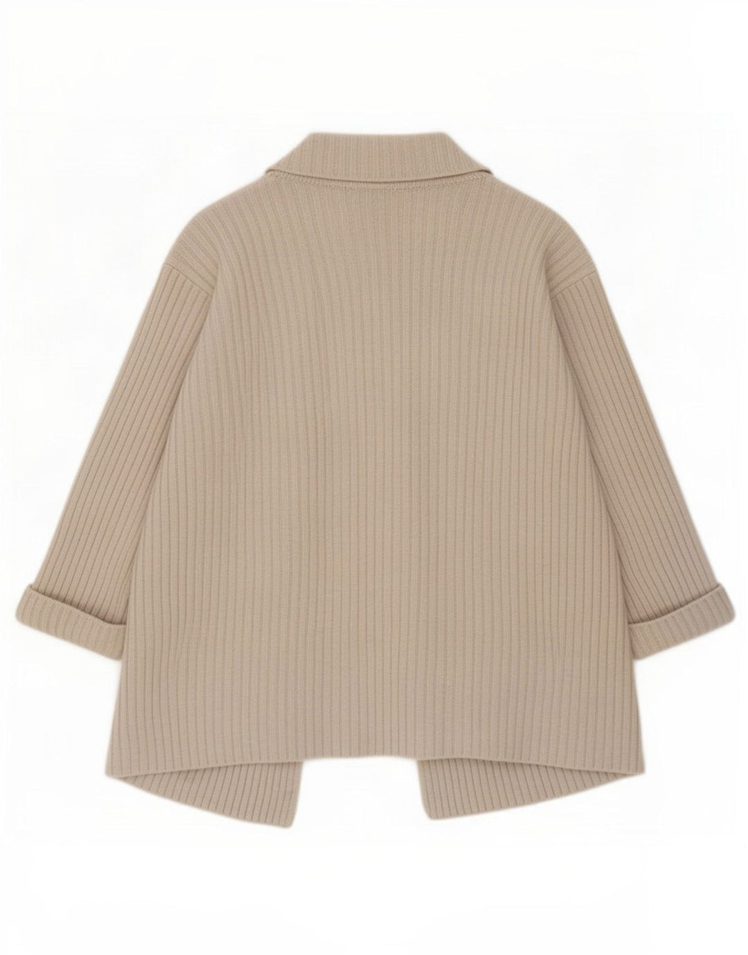 Marks & Spencer Pull Cardigan Femme UK 10 Petite Laine Beige