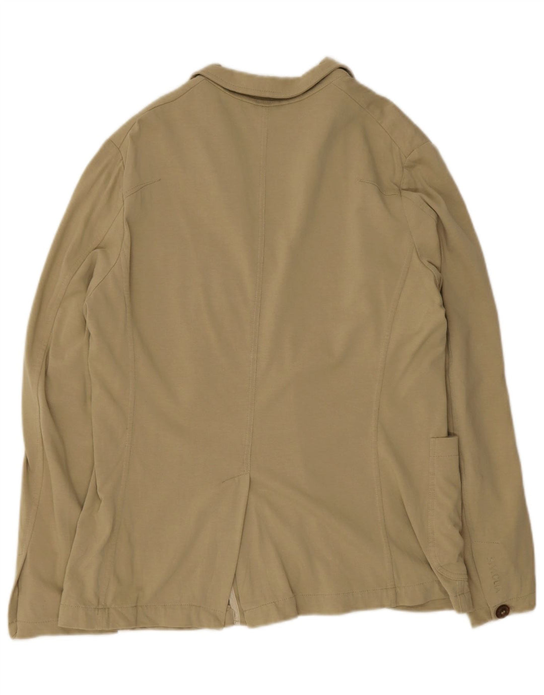 SIVIGLIA Veste Blazer 3 Boutons Homme IT 48 Vert Moyen Coton