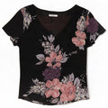 Marks & Spencer Chemisier pour femme UK 46 Large Noir Floral Polyester