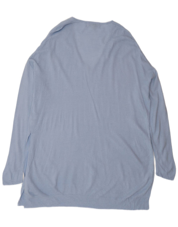 Marks & Spencer Robe pull surdimensionnée pour femme UK 16 Large Bleu Acrylique