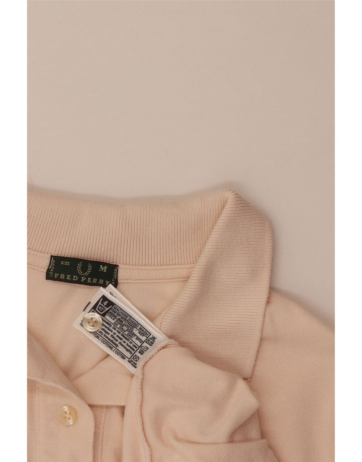 Fred Perry Polo Femme UK 12 Coton Rose Moyen