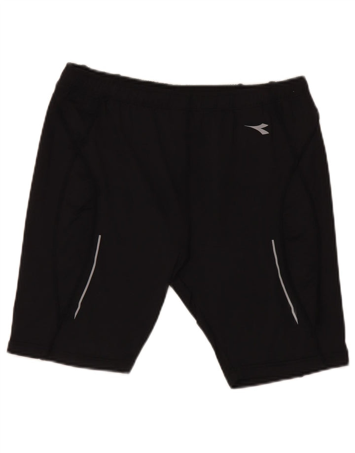Diadora Short de Sport Femme UK 18 XL Noir Polyamide
