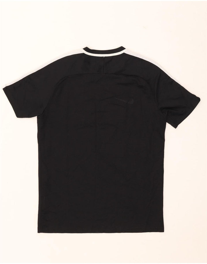 Nike Hommes Dri Fit T-Shirt Haut Noir Colorblock Polyester