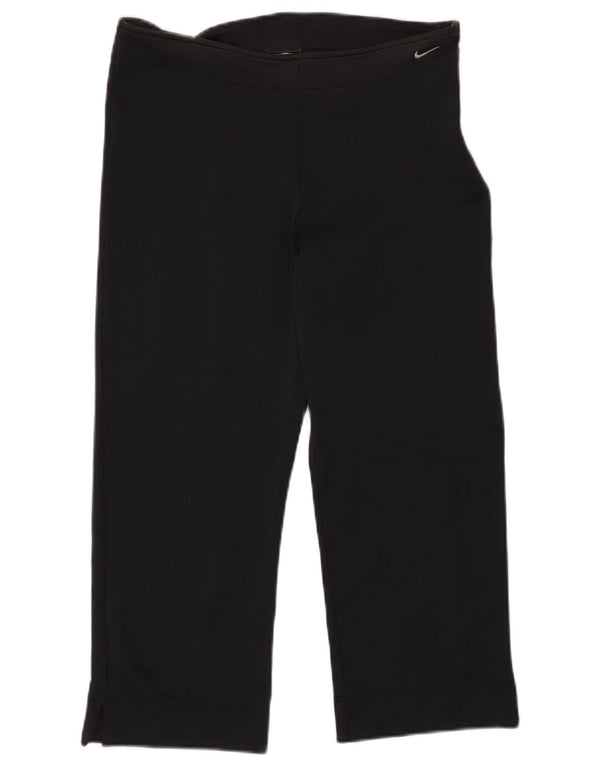 Nike Pantalon de survêtement Dri Fit pour femme UK 14/16 Large Bleu marine