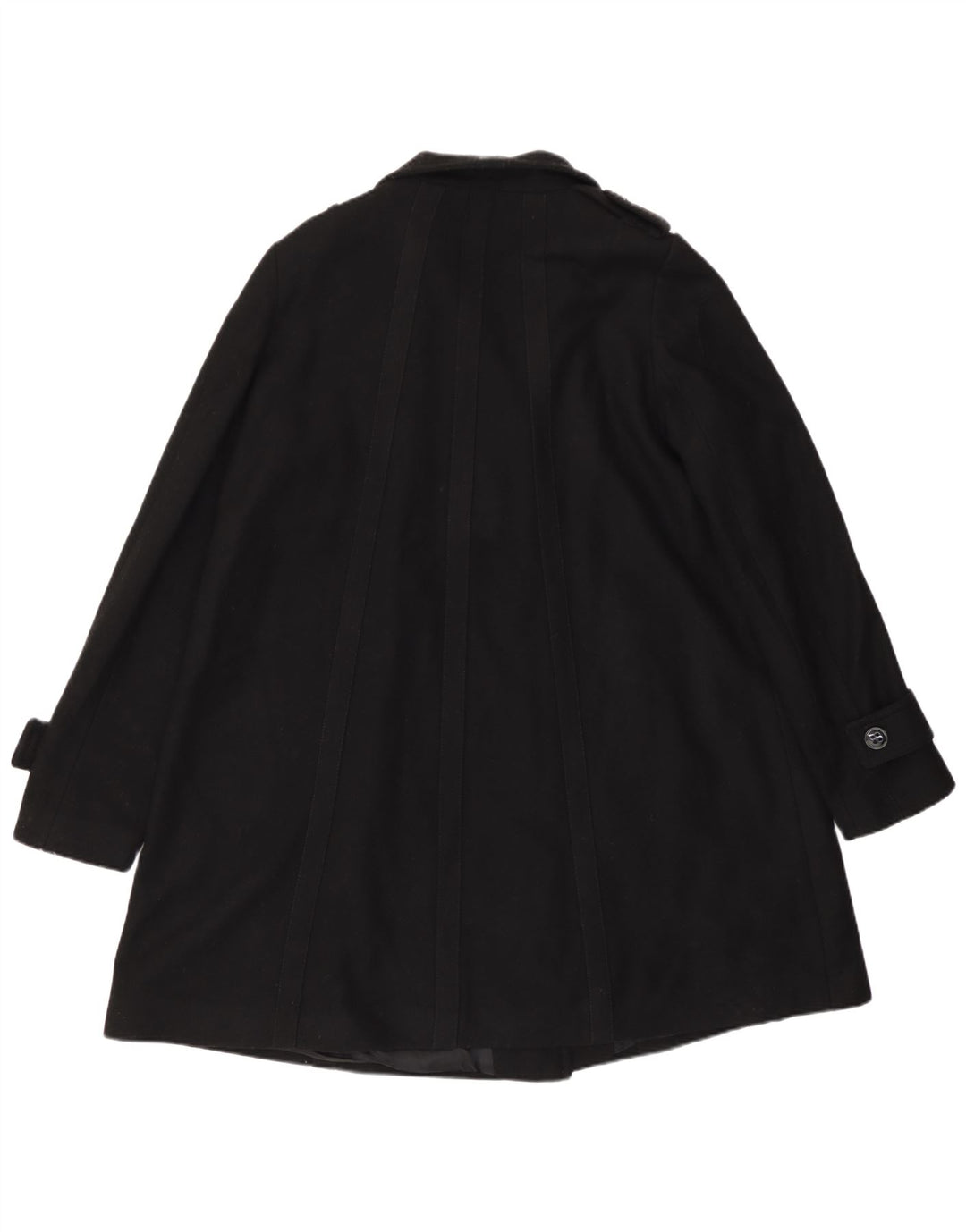 Reiss Pardessus militaire pour femme UK 12 Laine noire moyenne