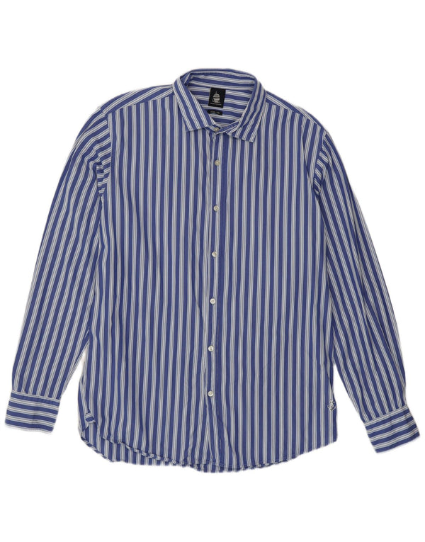 Marina Yachting Chemise Slim Fit Homme Taille 42 Grand Bleu Rayé