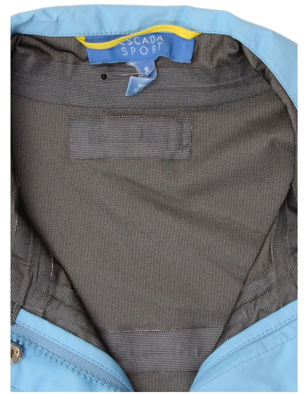 Escada Veste de pluie surdimensionnée pour femme UK 10 Small Bleu