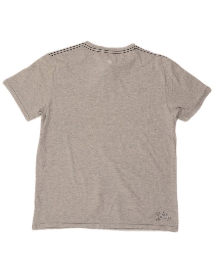 Fat Face T-Shirt Graphique Homme Gris Moyen Coton