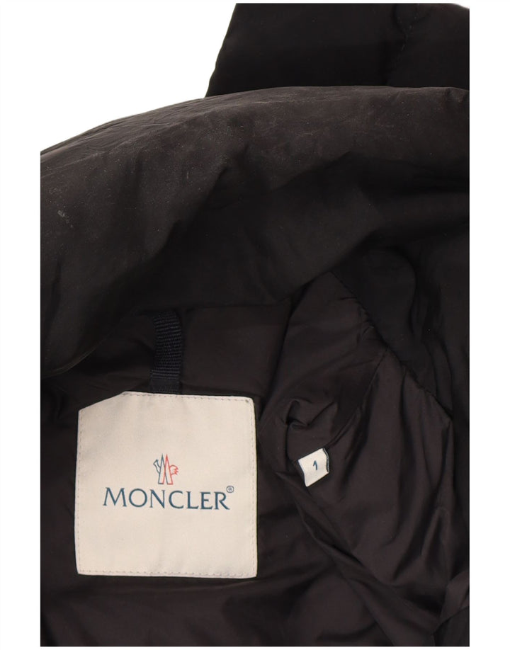 MONCLER Manteau rembourré femme taille 1 petit noir polyamide classique
