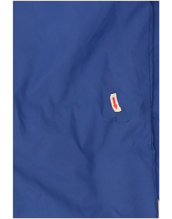 Adidas Veste de pluie à capuche pour homme UK 38 Bleu moyen Polyamide
