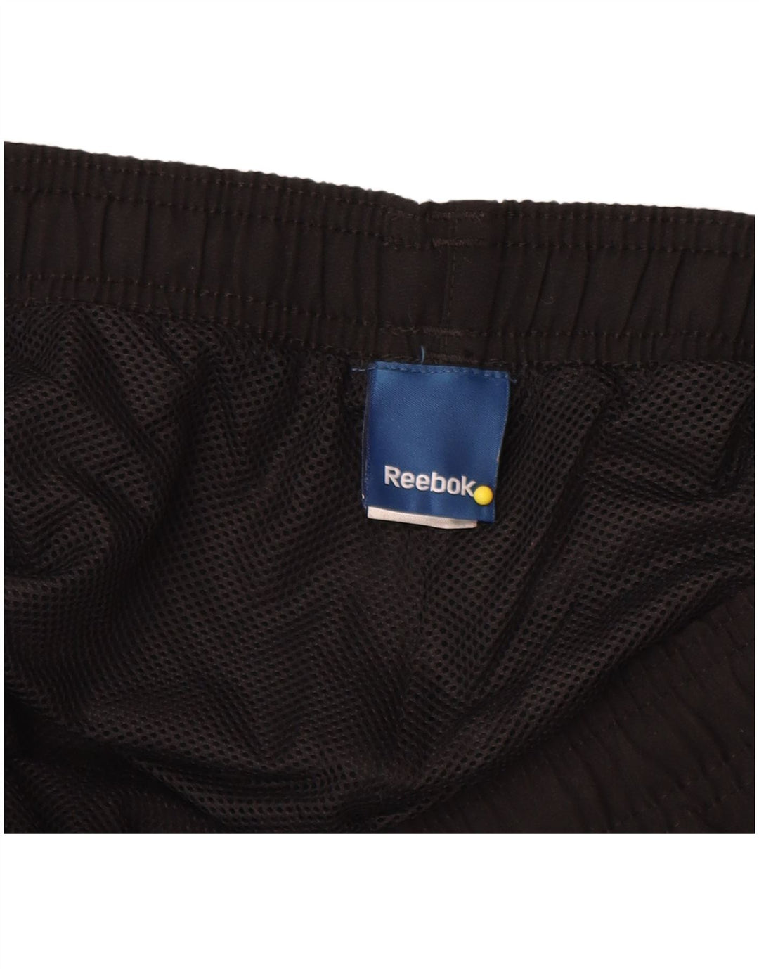Reebok Pantalon de Survêtement Homme Petit Noir Polyester