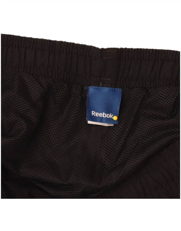 Reebok Pantalon de Survêtement Homme Petit Noir Polyester