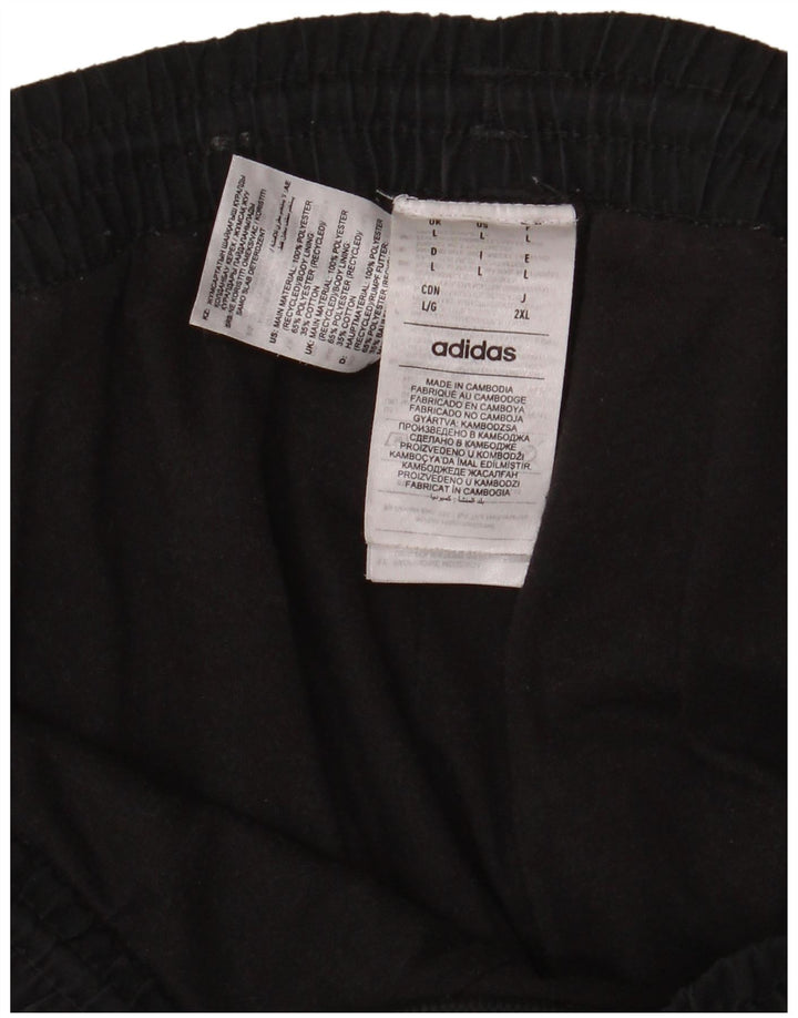 Adidas Pantalon de survêtement pour homme Joggers Large Noir Polyester