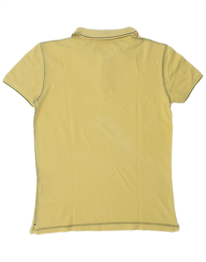 Wrangler Polo Slim Fit Homme Jaune Moyen Coton