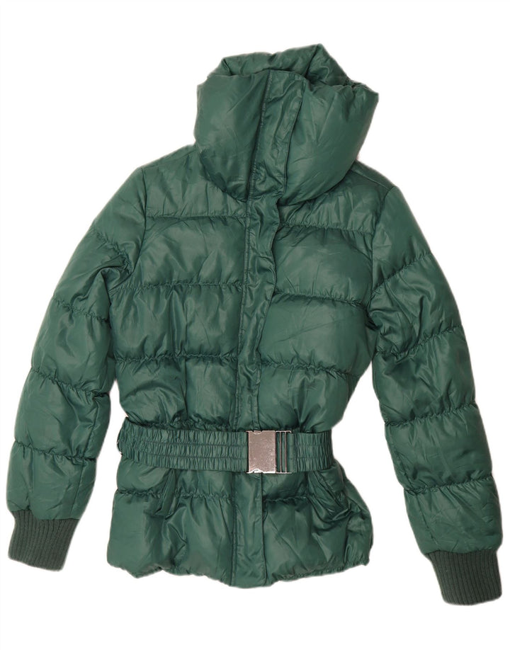 Sisley Veste matelassée pour femme UK 16 Large Vert