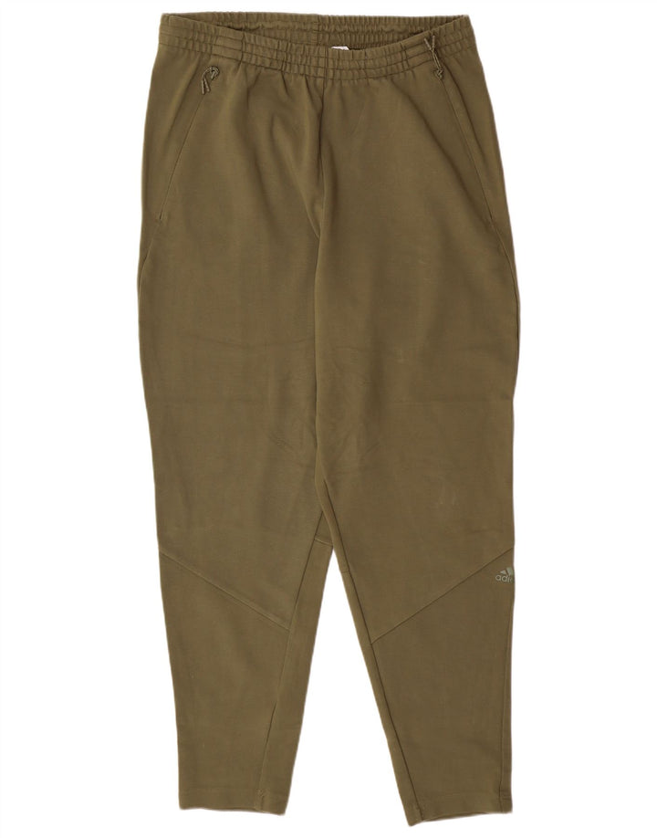 ADIDAS Pantalon de survêtement pour homme Large Kaki Rayonne