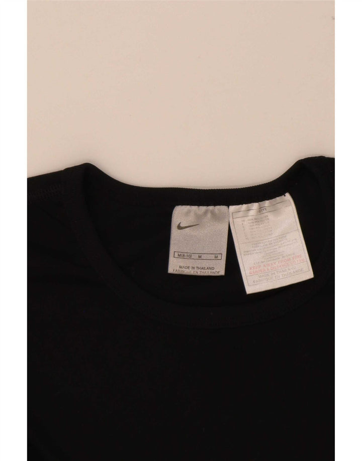 Nike T-Shirt Femme US 8/10 Noir Moyen Polyester