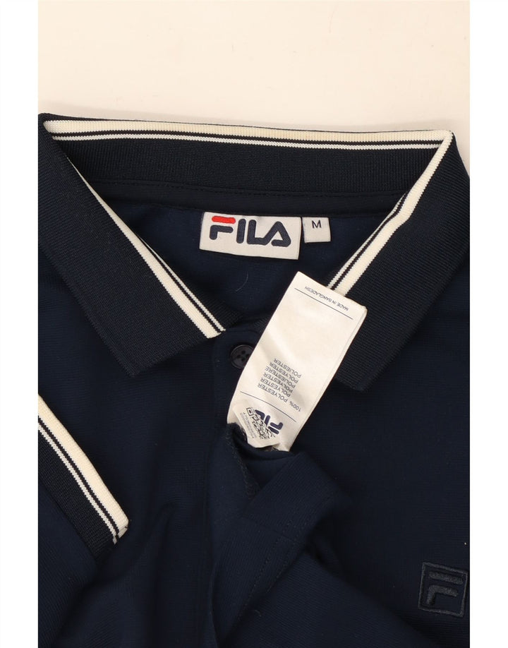 Fila Polo Homme Bleu Marine Moyen Polyester