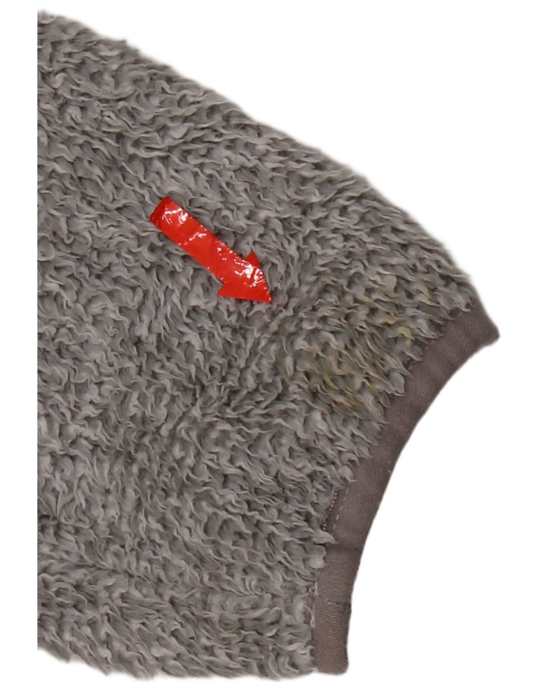 Jack Wolfskin Veste polaire à capuche pour femme UK 12 Gris moyen Polyester